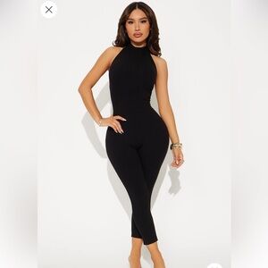 Fashion Nova Black jumpsuit